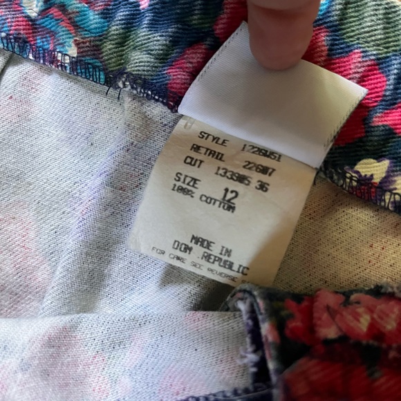 Vintage floral skirt. 100% cotton women’s size M/L - Picture 5 of 5